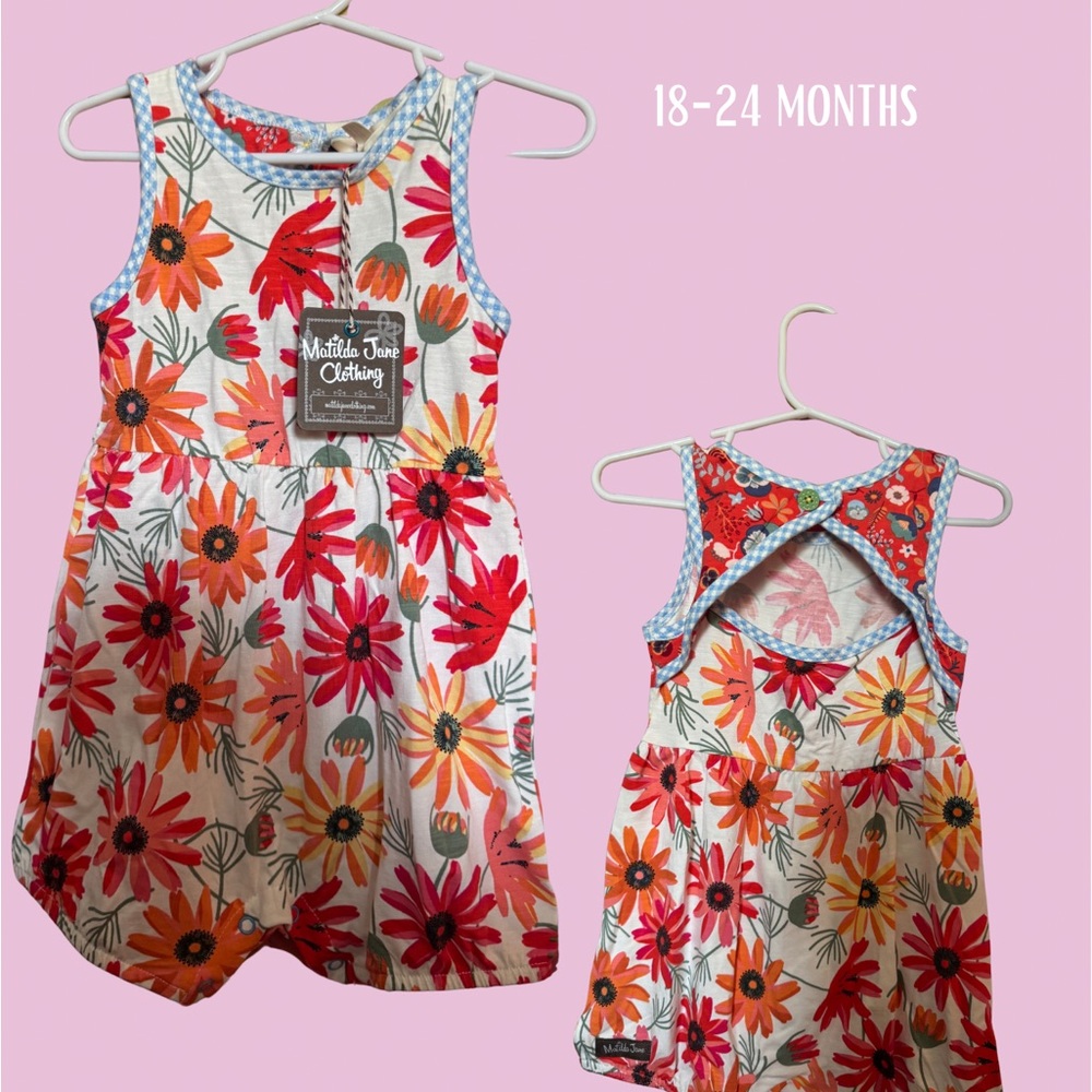 Matilda Jane Vibrant Floral Romper